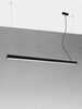 Rippvalgusti Sollux Pinne 150, 38 W, LED, 4000 K, must