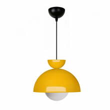 Rippvalgusti Opviq Arta, 241337, ø 25 cm, kollane