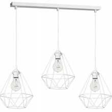 Rippvalgusti Decoland Basket, 3xE27, 60W, 230V, valge