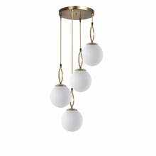 Rippvalgusti Opviq Morino, 4xE27, 60W, valge