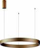 Rippvalgusti Italux Brasco Down, 1x40W LED, 3000-4000K, dimmerdatav, kuldne/valge