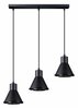 Rippvalgusti Sollux Taleja 3, 60 W, ES111, must