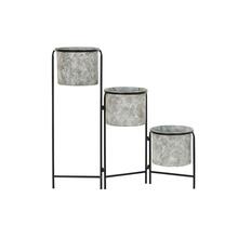 Lillepott DKD Home Decor, 82 x 25 x 81 cm, hall metall