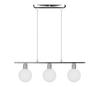 Rippvalgusti Candellux Oden, 3xG9, 40W, 230V, hõbedane