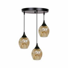 Rippvalgusti Candellux Aspa, 3x40W, E27, must, 33-00613