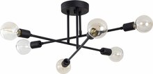 Ripplamp Opviq Flower, 6xE27, 40W, must