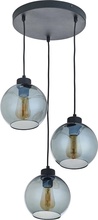 Rippvalgusti TK Lighting Cubus, 2819, 3xE27, 60W, grafiit