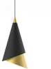 Rippvalgusti Italux Raalto PND-433128-1A, 13,55W, 3000K, must/kuldne