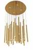 Rippvalgusti Maxlight ORGANIC Ix33 P0242D, kuldne, 33x1