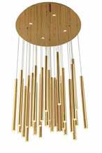 Rippvalgusti Maxlight ORGANIC Ix33 P0242D, kuldne, 33x1