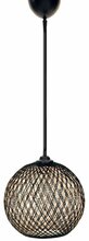Laelamp Opviq 190-JES, 60 W, E27, pruun/must, käsitööna valmistatud džuudist
