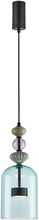 Rippvalgusti Milagro Arte, 12W LED, 230V, diameeter 16 cm, must