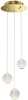 Rippvalgusti Italux Rosario, PND-12220121-3A-GD, 12,6W, 3000K, kuldne