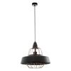Ripplamp Orno Rocco 1P, E27, maks. 60W, must, vask