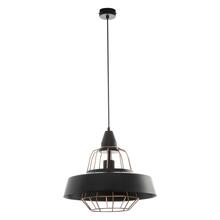 Ripplamp Orno Rocco 1P, E27, maks. 60W, must, vask