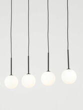 Rippvalgusti TK Lighting Martin 4503, 4xG9, 64 W, must/valge