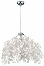 Rippvalgusti Trio Leavy, 28W, E27, kõrgus 150 cm, valge