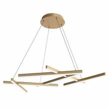 Rippvalgusti Maytoni Line MOD016PL-L75MG3K, LED, 75W, 3000K, kuldne