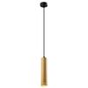 Rippvalgusti Candellux Tubo, 1x25W, GU10, must, ø 7 cm, puidust kuppel