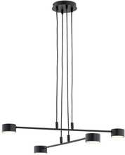 Rippvalgusti Emibig Modus 4, 4xGX53, 12W, must
