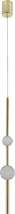 Rippvalgusti Light Prestige Vaku LP-719/2P GD, LED, 4000 K, kuldne