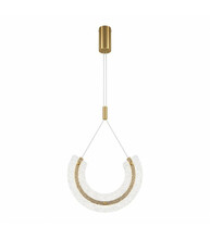 Rippvalgusti Maytoni Maya P091PL-L18G3K, LED, 10W, 3000K, 350 lm, kuldne