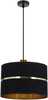 Rippvalgusti Candellux Assam 31-17444, 60 W, E27, must kuldse triibuga