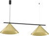 Rippvalgusti Milagro Capital, 2xGX53, 15W, 230V, kuldne