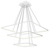 Rippvalgusti Milagro Nix, 117 W, LED, 3000 K, valge