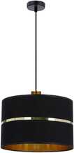 Rippvalgusti Candellux Assam 31-17444, 60 W, E27, must kuldse triibuga