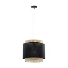 Ripplamp Orno LANA 380 1P, E27, max 60W, must