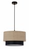 Rippvalgusti Candellux Lighting Ritana 25, 31-21700, 60 W, E27, beež/must varjund