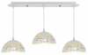 Rippvalgusti Milagro Lisa White, 3xE27, 60W, 230V, valge