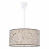 Rippvalgusti Candellux Papirus, 1x60W, E27, beež, ø 30 cm