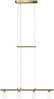 Rippvalgusti Candellux Parma, 4x40W, G9, gold patina