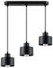 Rippvalgusti Sollux Savar SL.1133, 3xE27, 3x60W, must