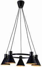 Rippvalgusti Candellux More, 35-71163, 5xE27, 5x40W, must matt