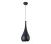 Ripplamp Maxlight DROP P0233, 1xE27, 40W, 20 cm, must