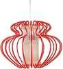Rippvalgusti Candellux Imperia, 1x60W, E27, punane, 520 x 420 mm