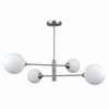 Rippvalgusti Italux Evora PND-55342-4-SN, 4xG9, 5W, nikkel