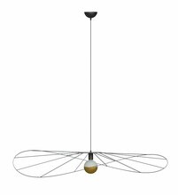 Rippvalgusti Sollux Eskola 140, 60 W, E27, must