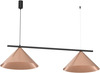 Rippvalgusti Milagro Capital, 2xGX53, 15W, 230V, roosakaskuldne
