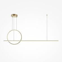 Rippvalgusti Maytoni Halo MOD247PL-L49BSK, 40W, LED, Brass
