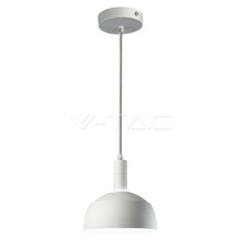 Rippvalgusti V-TAC, 1xE14, 60W, 230V, valge, plastik ja alumiinium