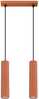 Ripplamp Sollux Karbon 2, 2xGU10, 10W, 230V, punane