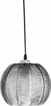 Rippvalgusti Bloomingville Adar, ø 22 cm, klaasist kuppel, hall