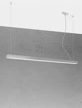 Rippvalgusti Sollux Pinne 150, 38 W, LED, 4000 K, hall