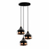 Rippvalgusti Opviq Yildo, 6871, 3xE27, 40W, must, vask