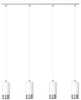 Rippvalgusti Emibig Fumiko 4, GU10, White Chrome