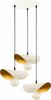 Rippvalgusti Opviq Sivani MR - 964, 3xE27, 120 W, valge kuld